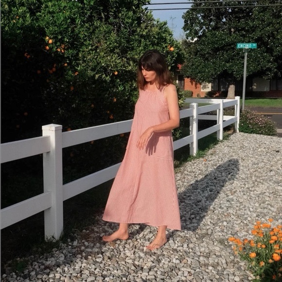 Christy Dawn Etta Dress / NWT Blue Harvest Stripe / Size Medium - Picture 3 of 12